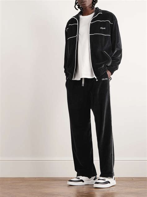 celine velour tracksuit.